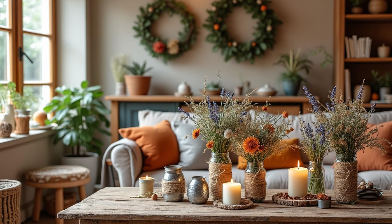 découvrez des idées de décoration saisonnière durable en utilisant des objets réutilisables pour embellir votre intérieur tout en respectant l'environnement.