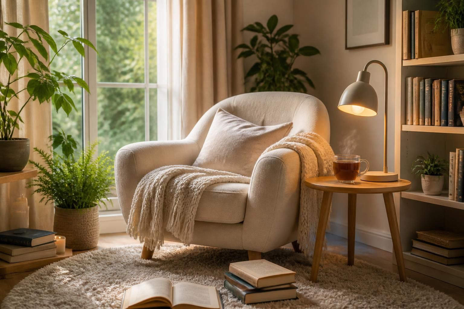 découvrez nos conseils pratiques pour aménager un coin lecture relaxant à la maison, idéal pour se détendre et profiter pleinement de vos moments de lecture.