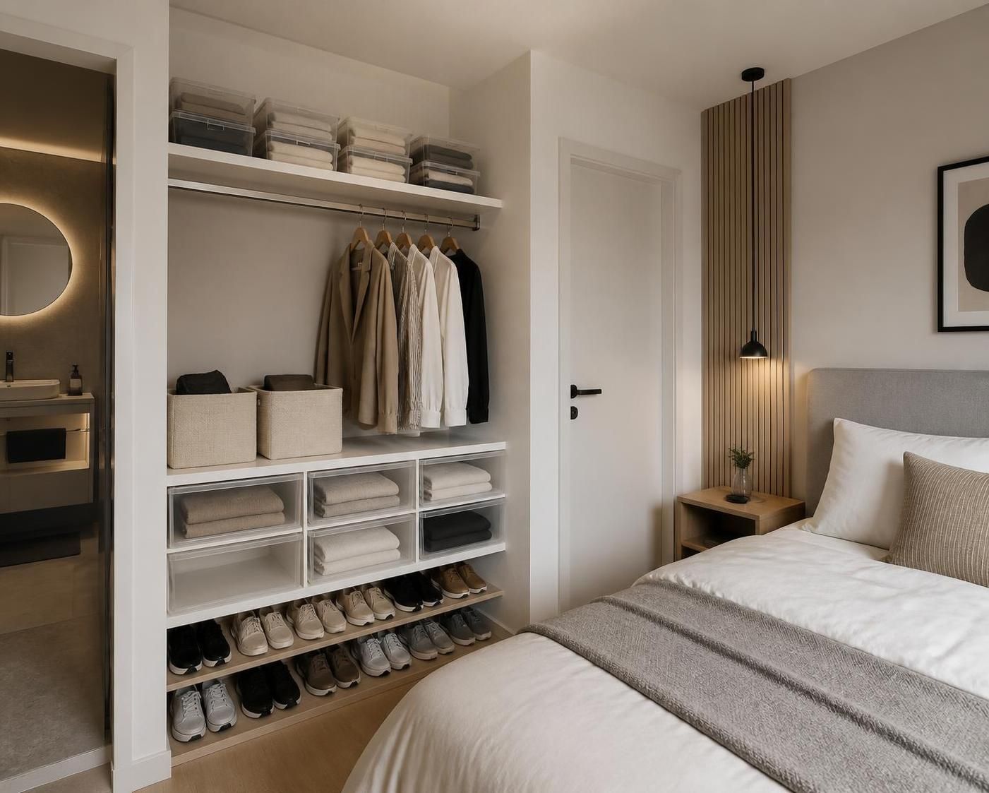 découvrez des astuces pratiques et efficaces pour organiser votre dressing même avec moins d'un mètre de penderie. optimisez votre espace et rangez vos vêtements facilement.