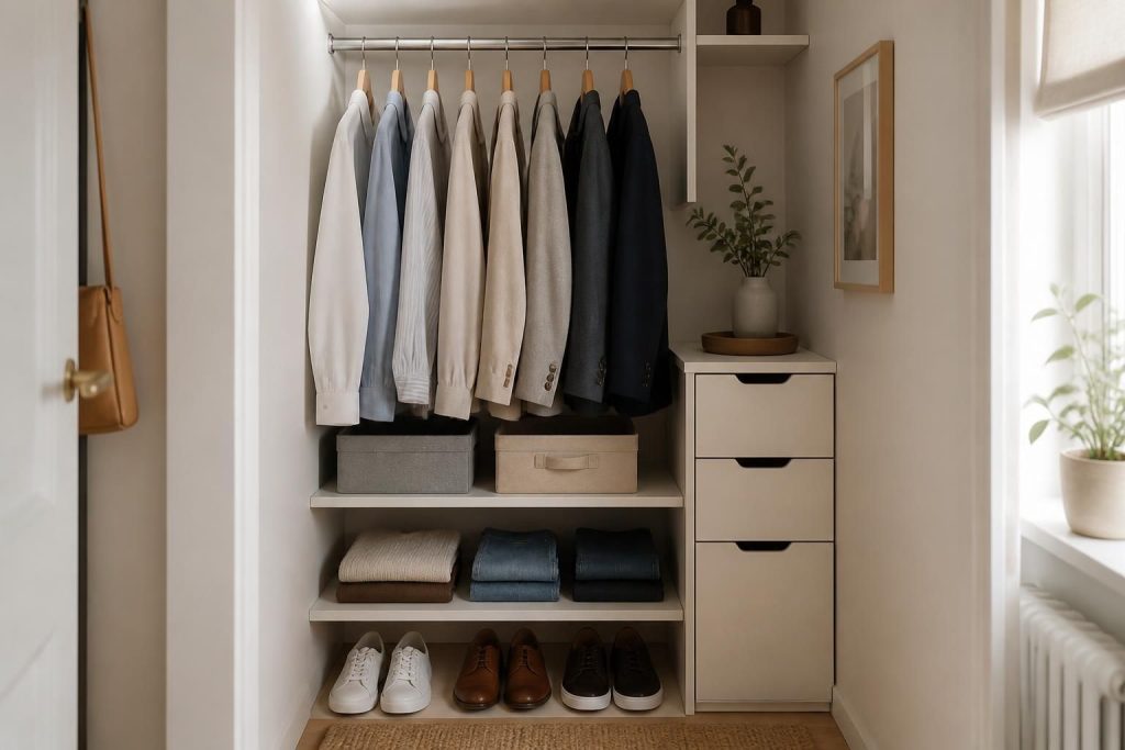 découvrez des astuces pratiques pour organiser efficacement votre dressing avec moins d'un mètre de penderie et optimiser chaque centimètre de votre espace.