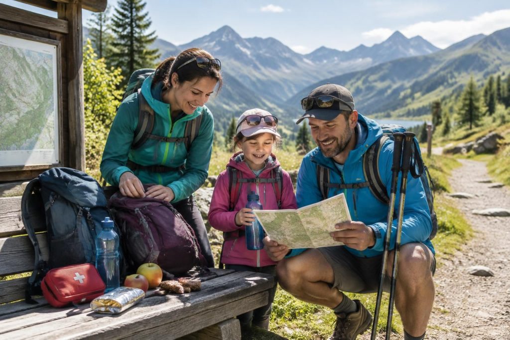 découvrez le matériel essentiel pour débuter la randonnée en montagne en famille : chaussures, vêtements, sac à dos et accessoires pour partir bien équipés.