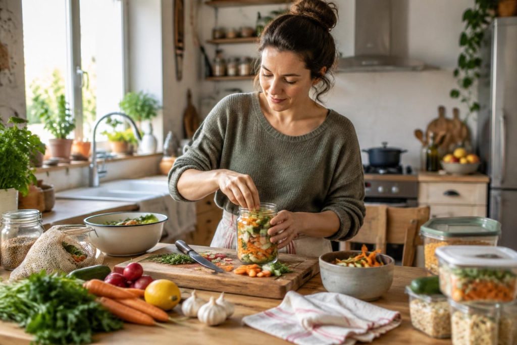 découvrez des astuces simples pour réduire vos déchets en cuisine, mieux conserver les aliments et réutiliser vos ustensiles sans rien racheter.