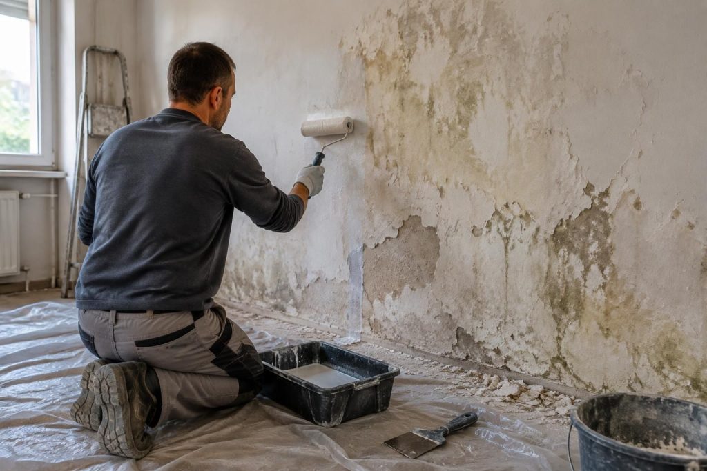 découvrez comment traiter efficacement l’humidité d’un mur avant de repeindre : identifiez la cause, asséchez la surface et préparez-la durablement.