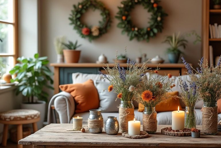 découvrez des idées de décoration saisonnière durable en utilisant des objets réutilisables pour embellir votre intérieur tout en respectant l'environnement.